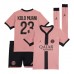 Paris Saint-Germain Randal Kolo Muani #23 Tredjedraktsett Barn 2024-25 Korte ermer (+ Korte bukser)